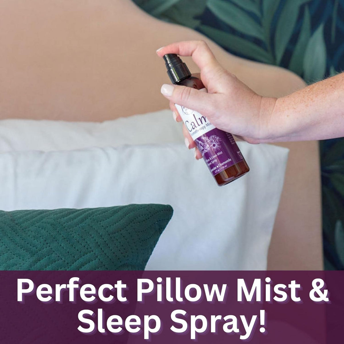Lavender Spray Aromatherapy Mist Set of 2 – Natural Linen & Pillow Spray for Bedding, Essential Oil