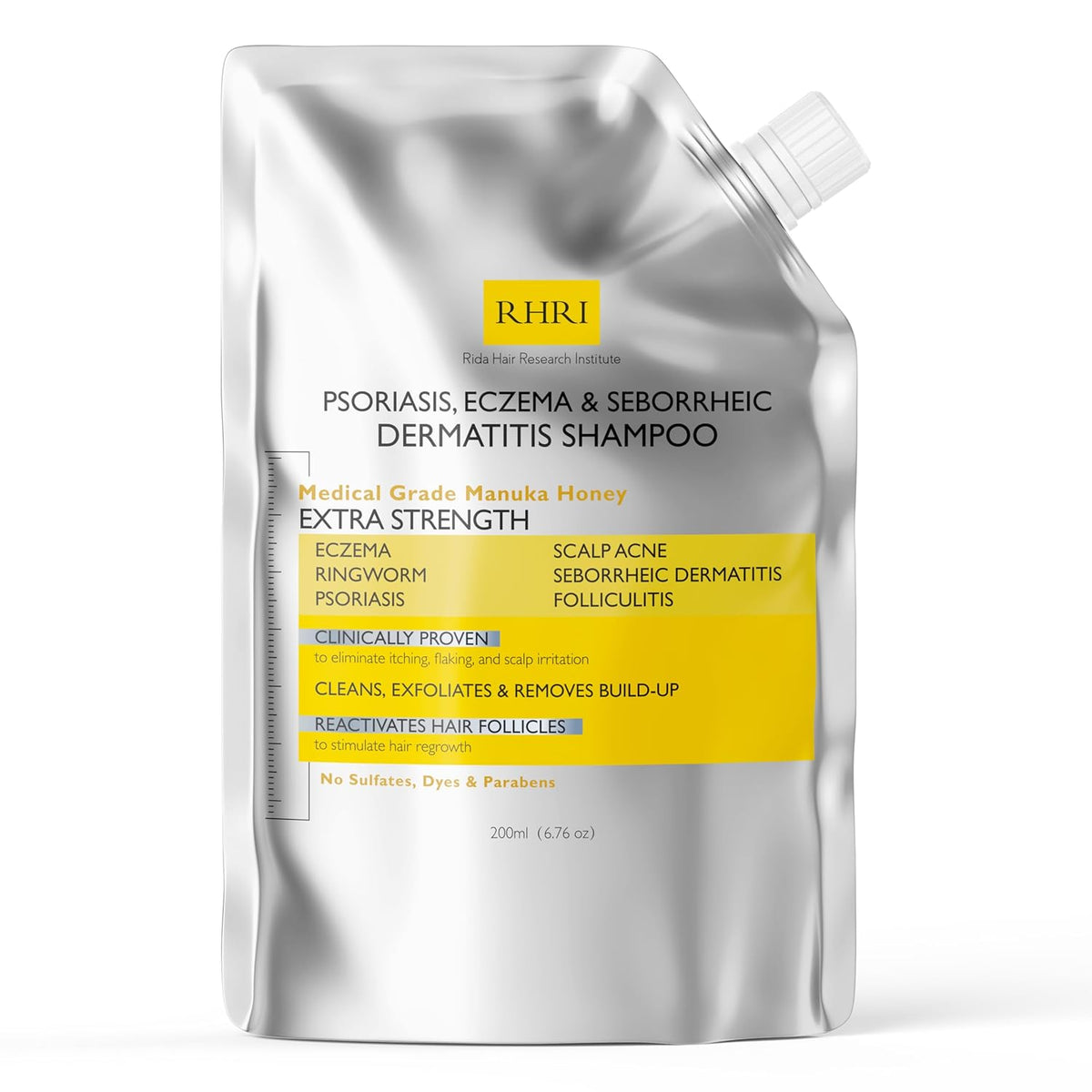 Antifungal Psoriasis Shampoo, Eczema, Seborrheic Dermatitis Shampoo | Soothes Itching, Flaking &