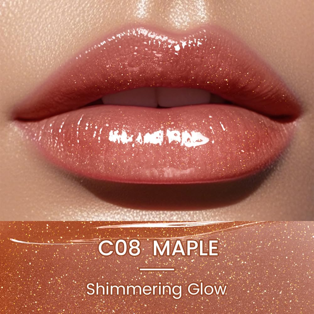 CATKIN Glossy Lip Balm Ultra Hydating Glow Lip Tinted Jelly Plump Melting Balm Shea Butter Repair