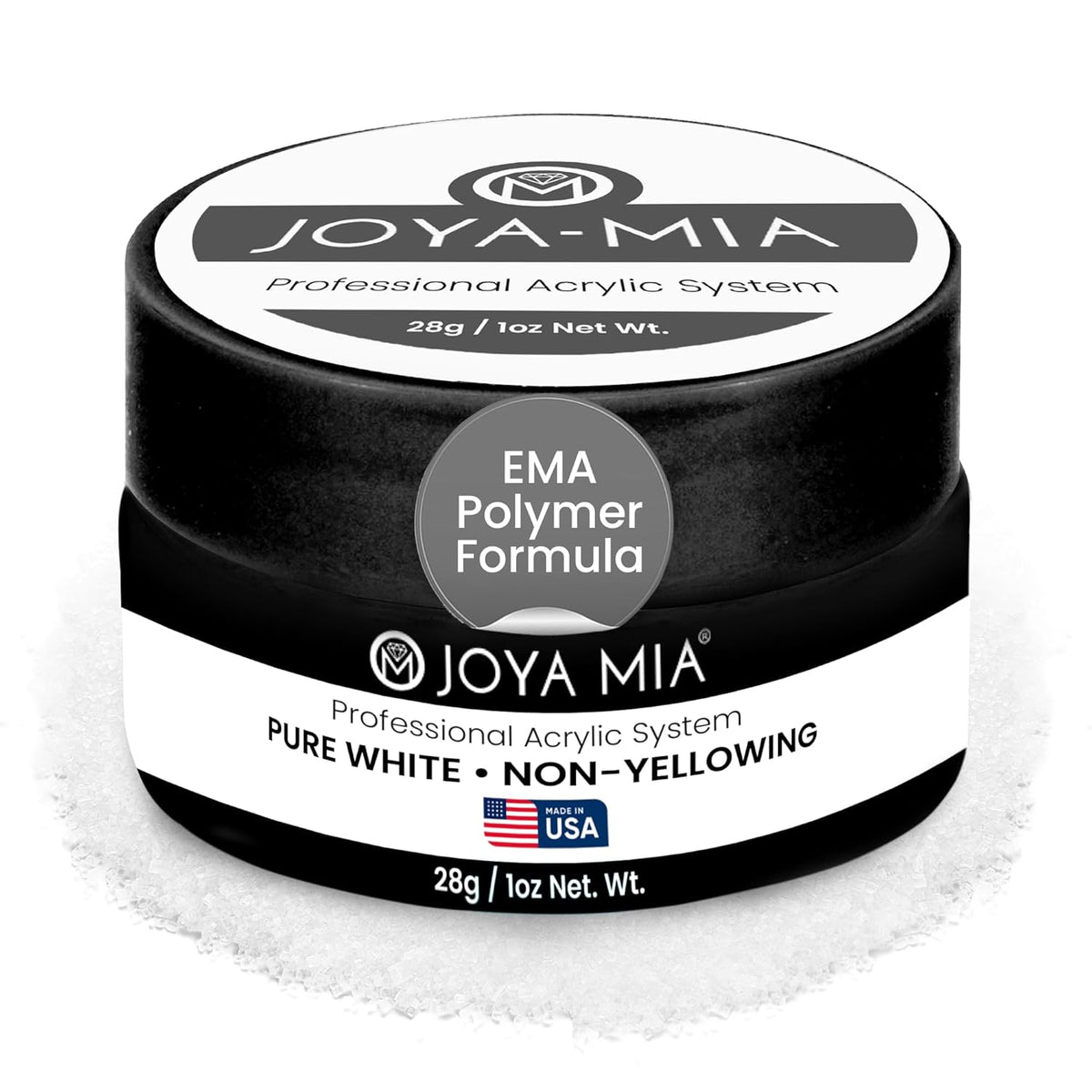 Joya Mia Acrylic Powder for Nails, MMA-Free, Super Adhesion Professional Powder for Flawless &