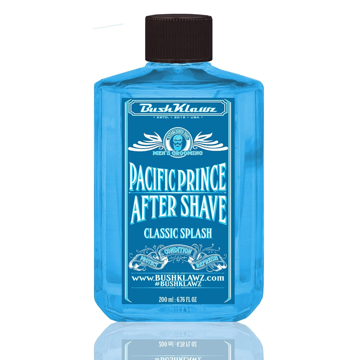 Classic Refreshing Cooling Soothing Barbershop After Shave Lotion Balm Toner Splash Pacific Prince