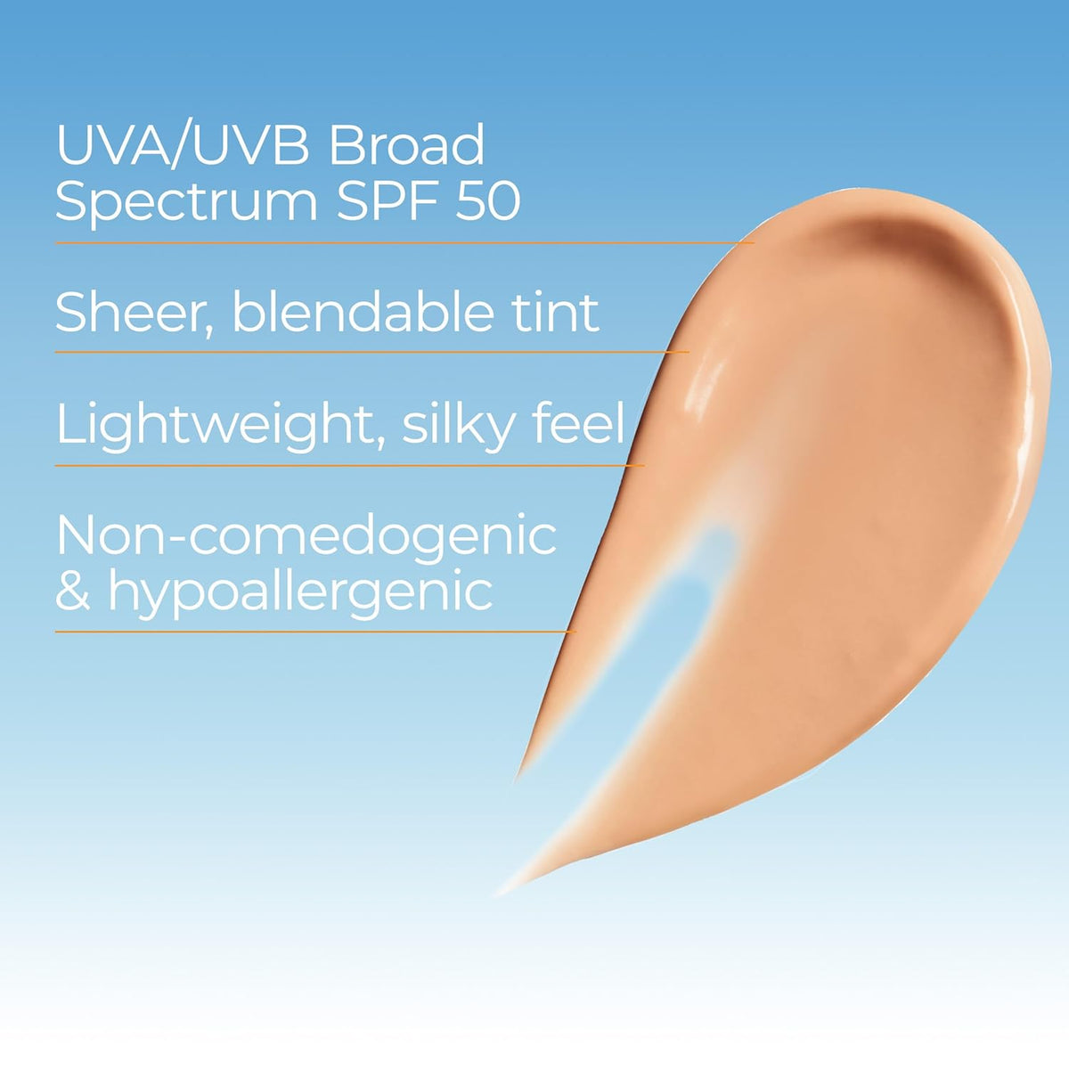 Eucerin Sun Tinted Age Defense Face Sunscreen Lotion SPF 50 with Hyaluronic Acid, Tinted Sunscreen