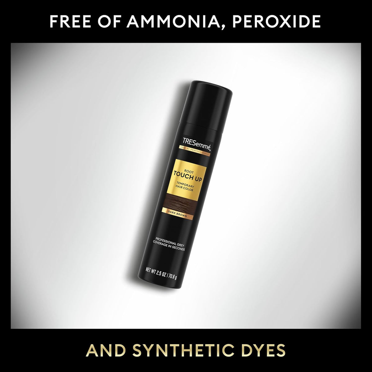 TRESemmé Temporary Hair Color Root Touch-Up Dark Brown Ammonia-free, Peroxide-free Root Cover Up