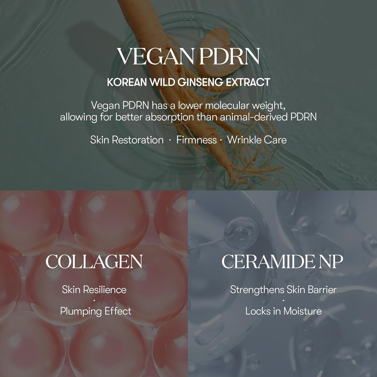 VT COSMETICS PDRN Essence Stick Balm, PDRN Collagen Multi Wrinkle Stick, All-in-One Eye & Neck