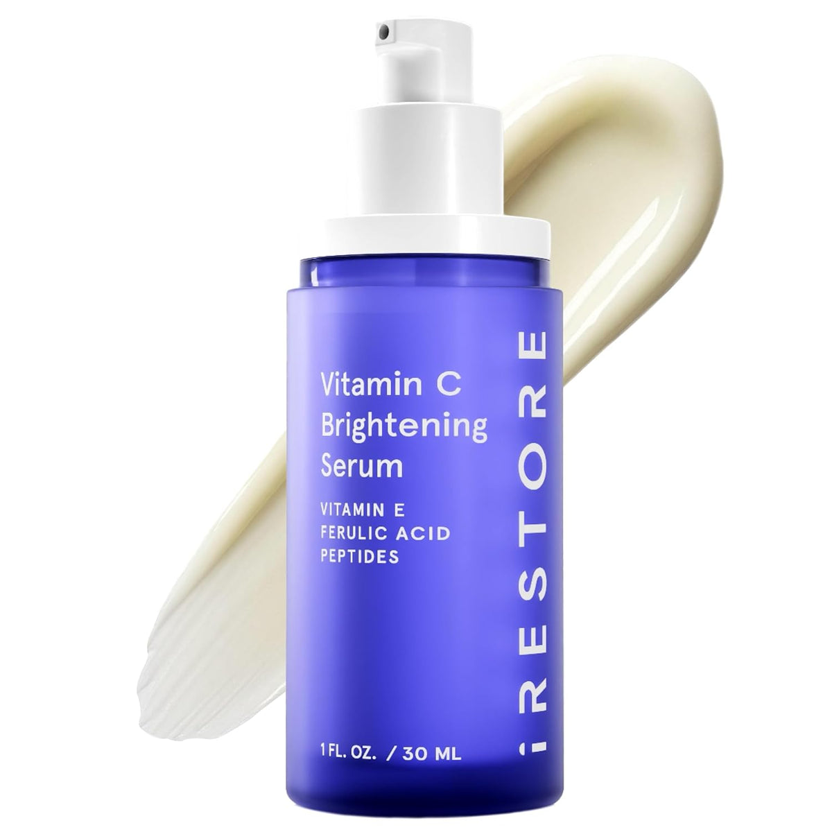 iRestore Vitamin C Brightening Serum – Anti Aging Face Serum with 15% Ascorbic Acid, Vitamin E