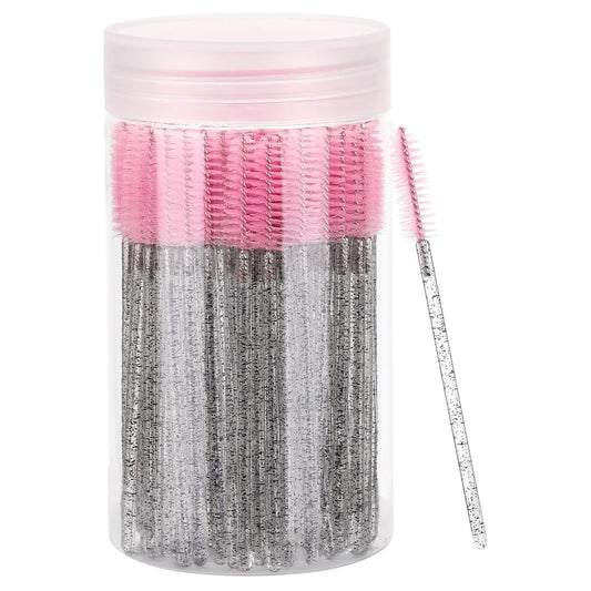 100 Pcs Disposable Eyelash Brush, Mascara Wands Makeup Brushes Applicators Kits for Eyelash