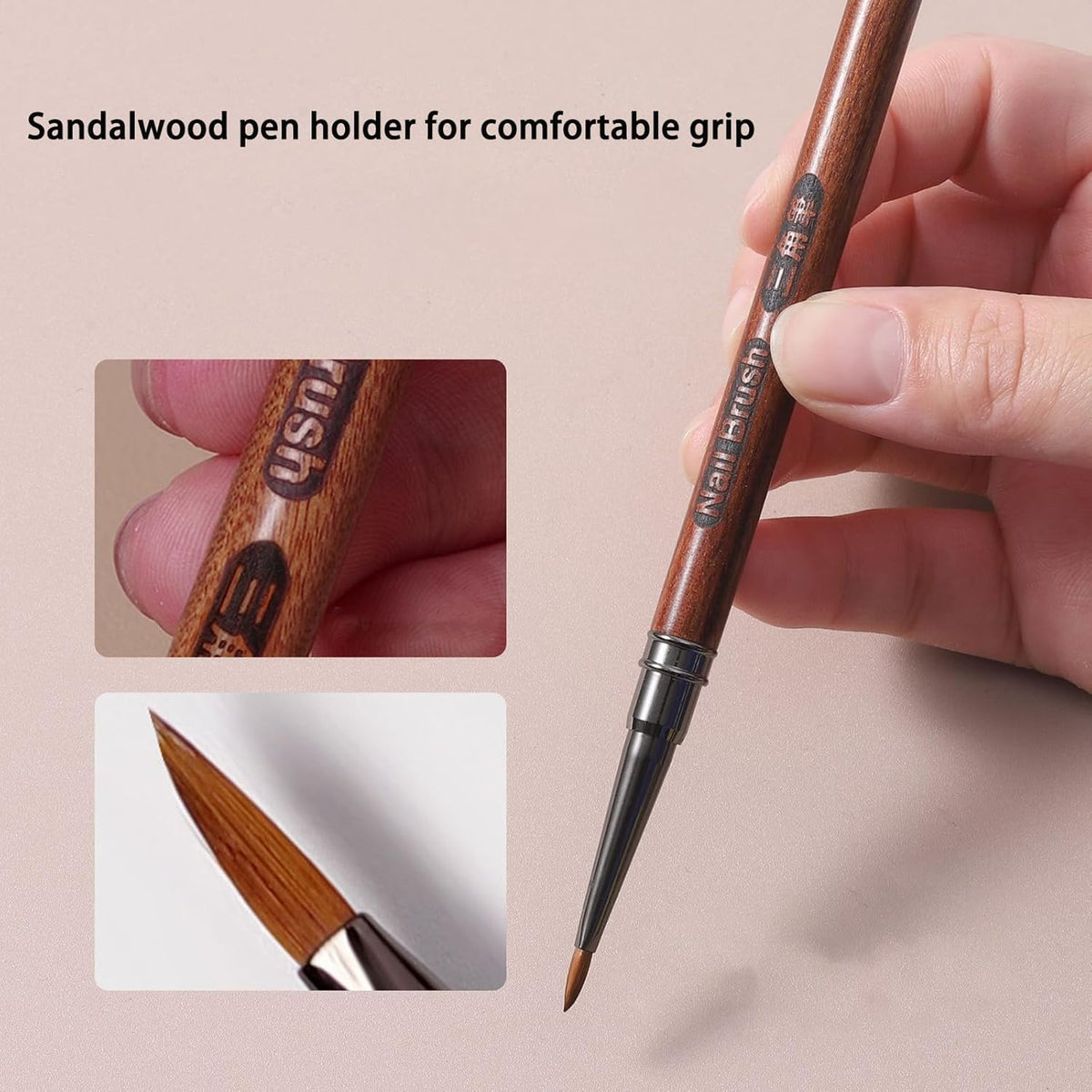Nail Brush for Drawing Petals and Butterflies, Watercolor Paint Brushes for Oil Painting, Acrylic