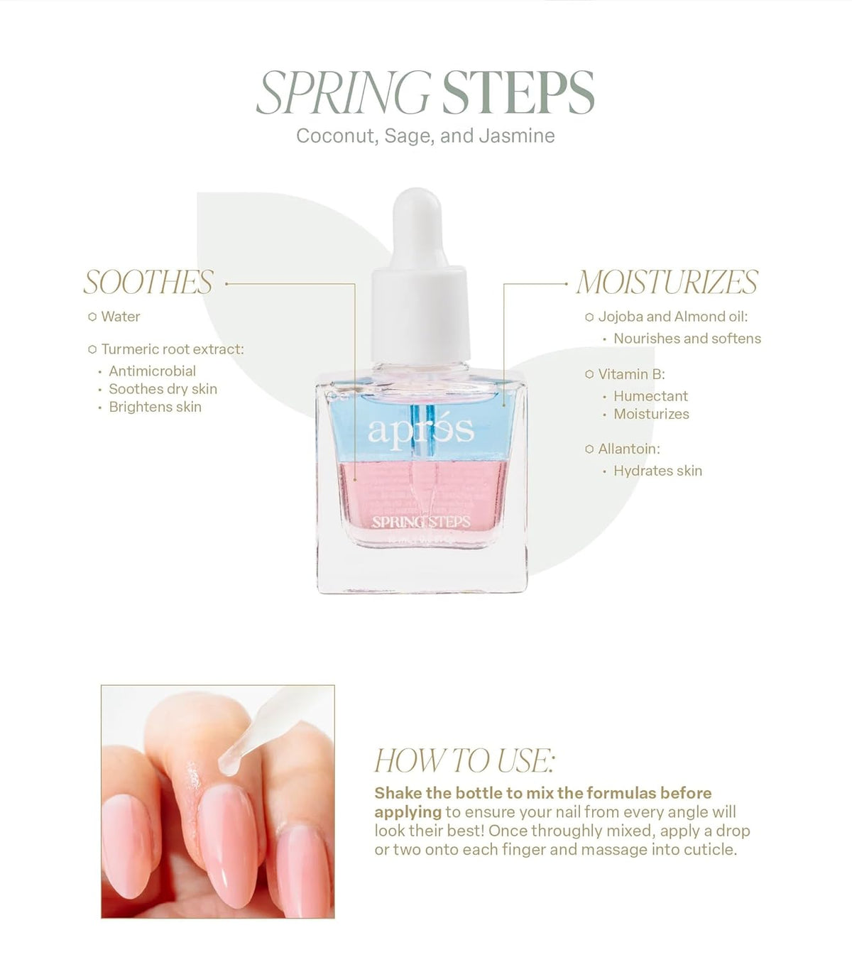 Apres Light & Shadow Cuticle Serum, Nourishing Blend of Almond and Jojoba Oil, Vitamin B and