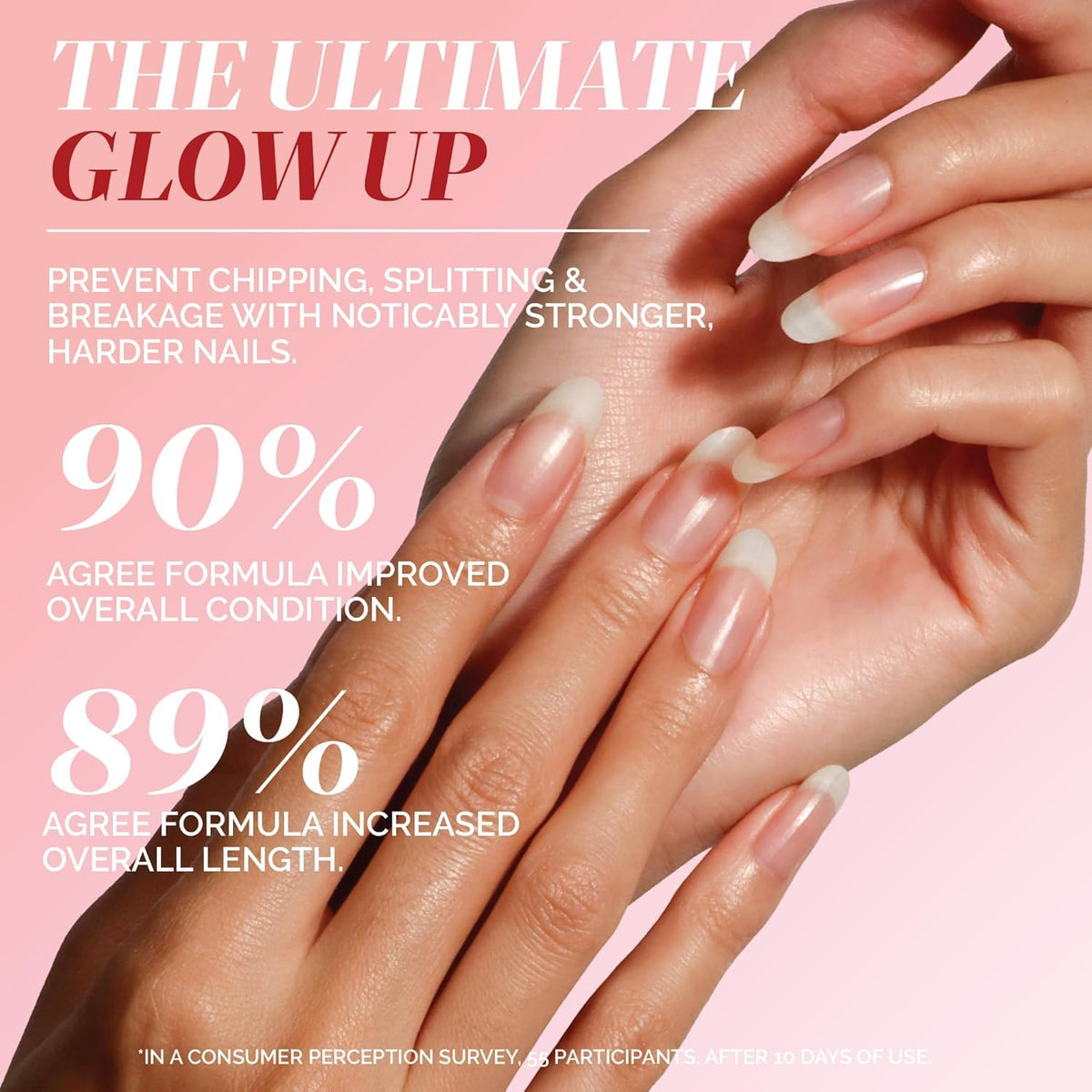 LONDONTOWN Luxe Length Nail Gloss – Strengthens & Protects Nail Length, Boosts Keratin & Ceramide