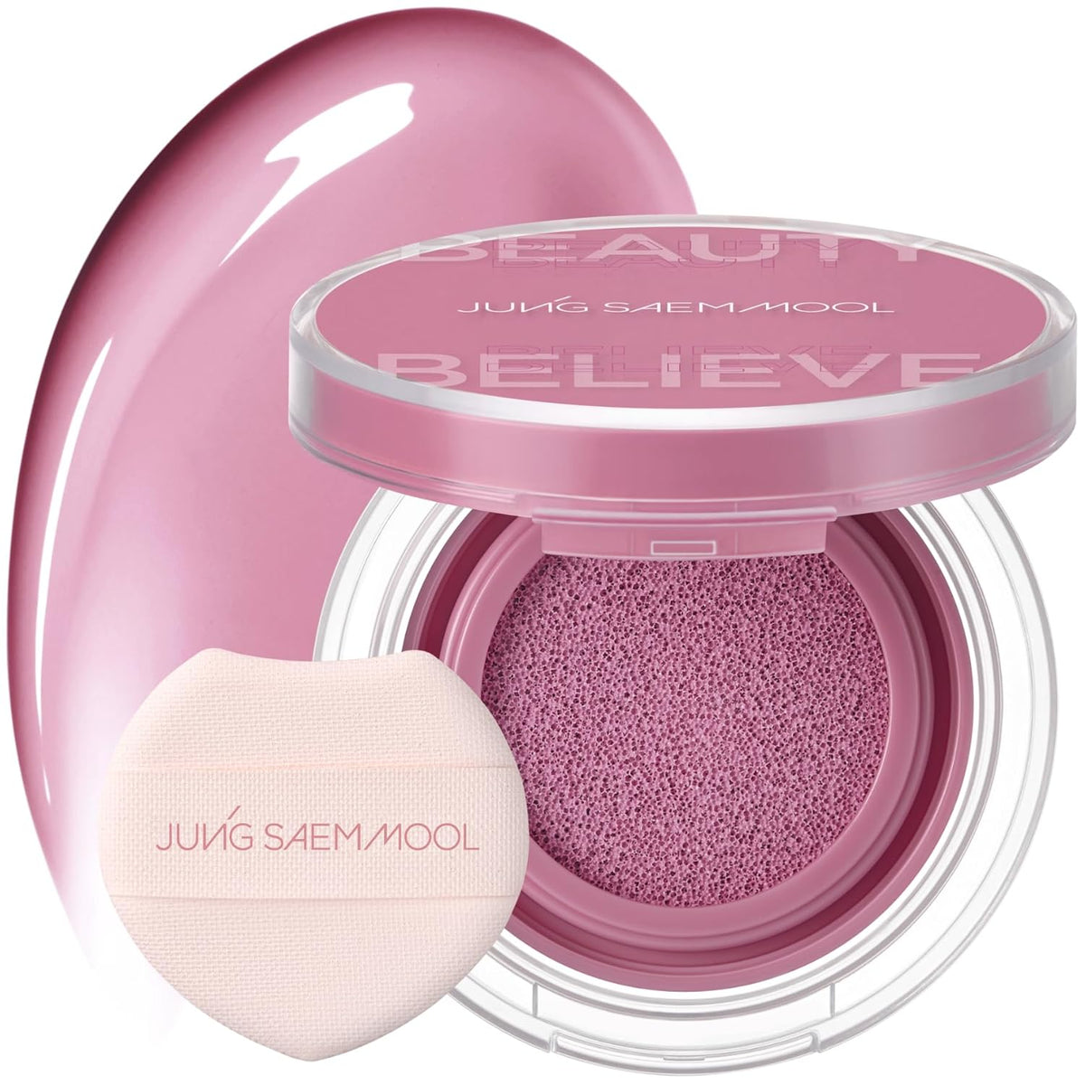 JUNGSAEMMOOL Artist Cushion Blush (Blooming Pansy) | Easy to Blend, Lightweight, Hydrating Korean