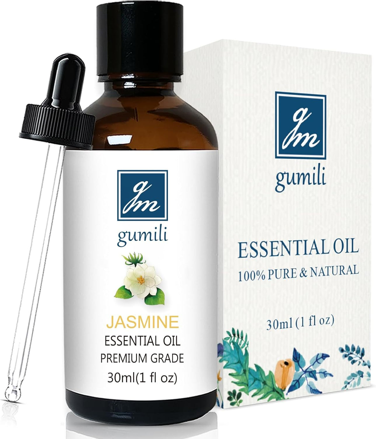Jasmine Essential Oil, Fragrance Oil Scent Oils for Soap, Dryer Balls, Diffusers, Laundry, Bath