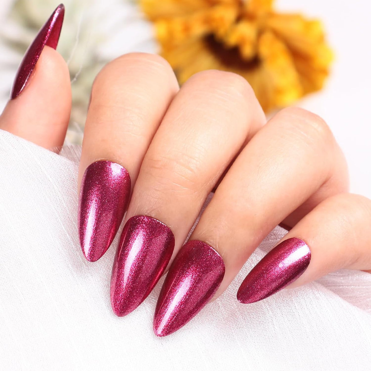 Major Dijit Quick Dry Nail Polish Bright Red Summer Nail Lacquer for Nail Art Regular Nail Polish