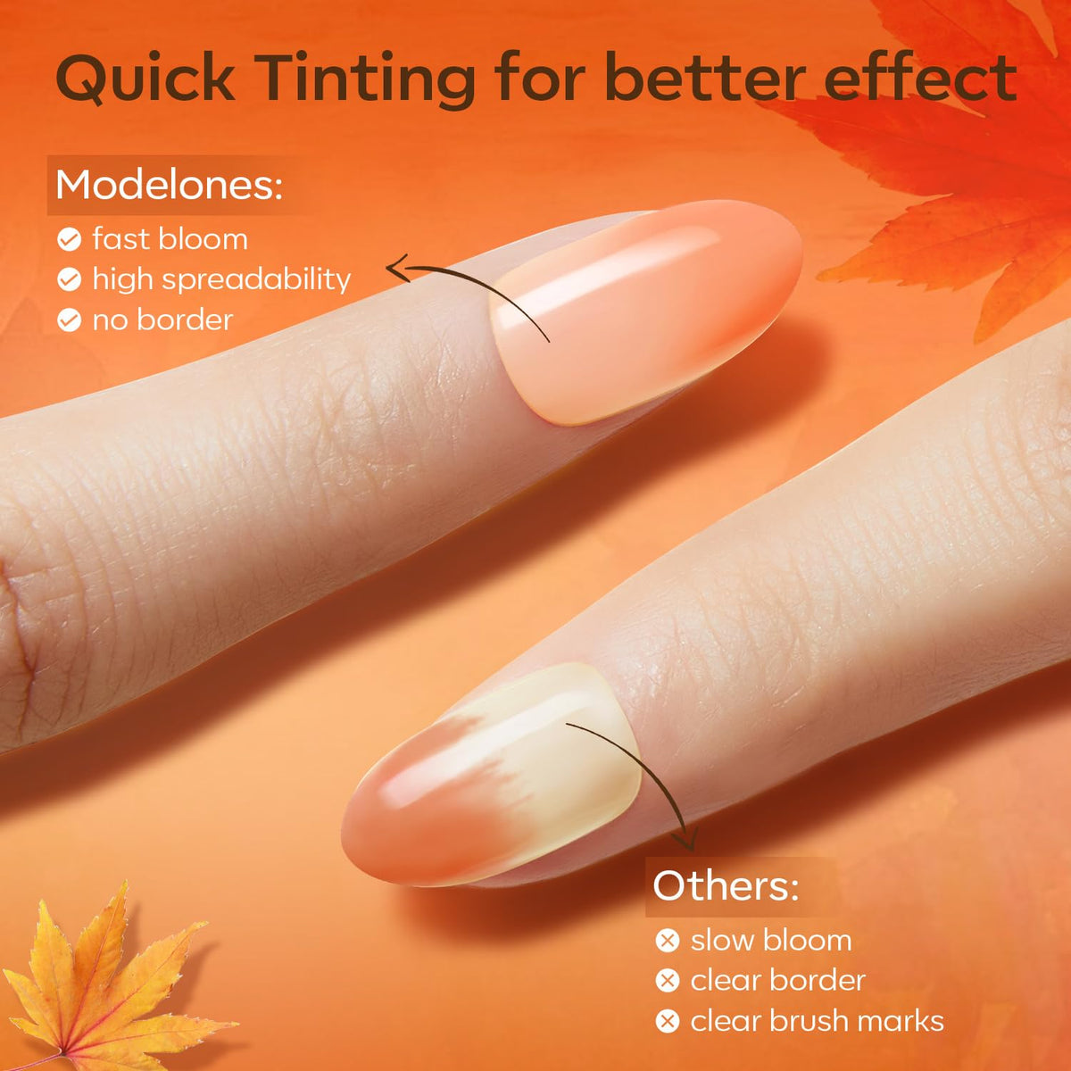 modelones Blooming Gel Nail Polish, 15 ml Clear Nail Art Accessories Stuff for Spreading Effects