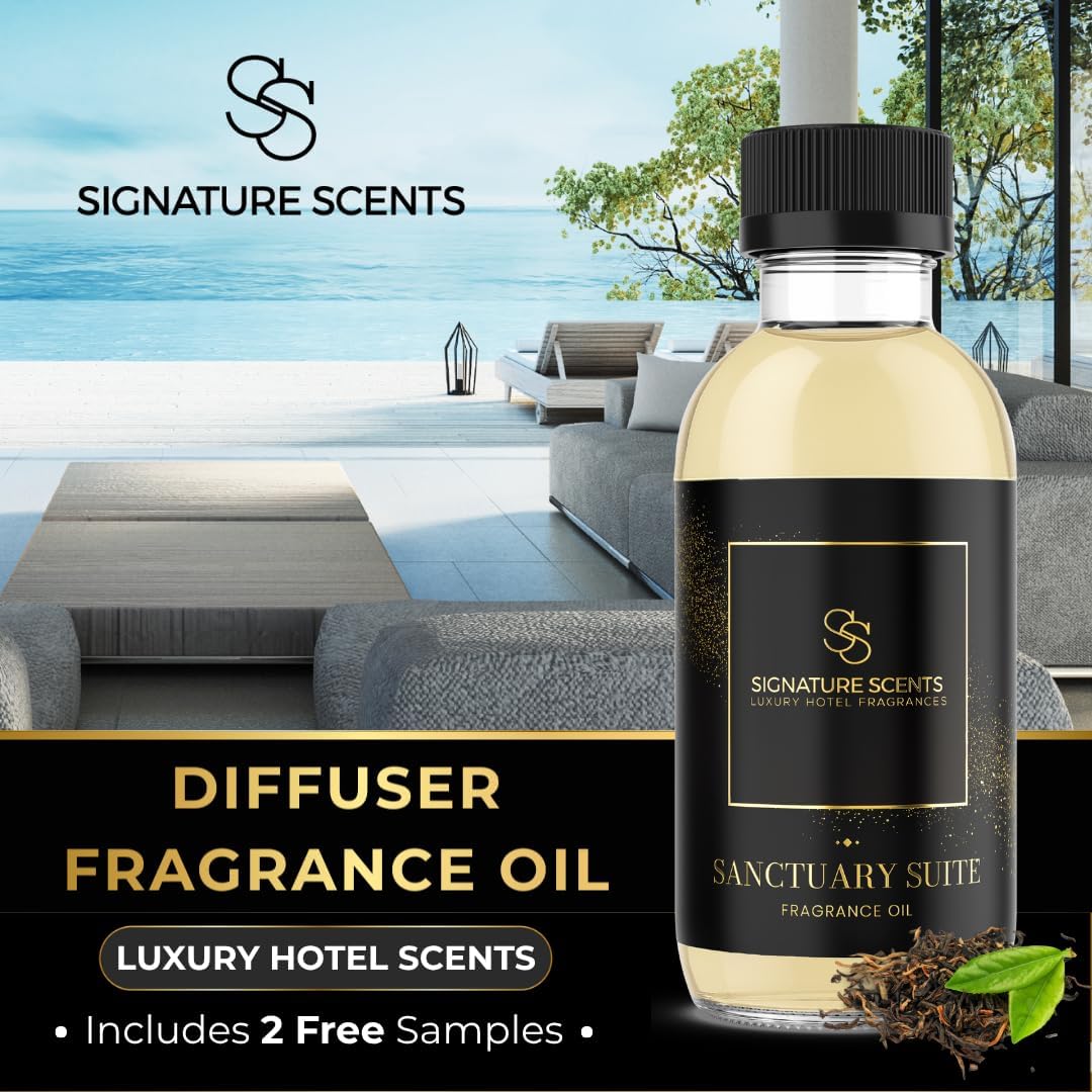 Luxury Hotel Fragrances - Hotel Fragrance Oil - Diffuser Oil Blends for Aromatherapy (Sanctuary