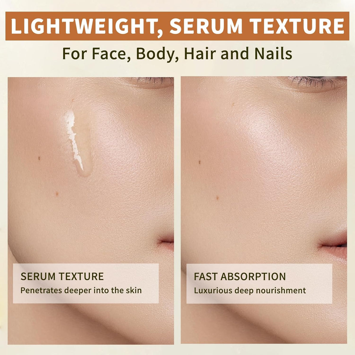 Organic Vitamin E Oil 50,000 IU for Skin, Pure & Natural Vitamine oils for Scars Hair, Face, Nail