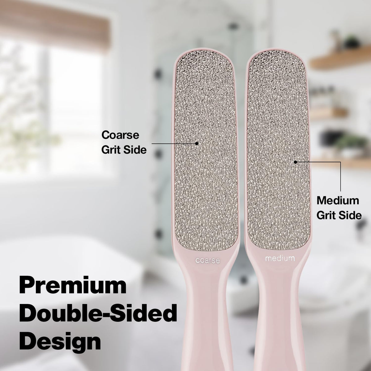 Probelle Double Sided Multidirectional Nickel Foot File Callus Remover - Immediately Reduces