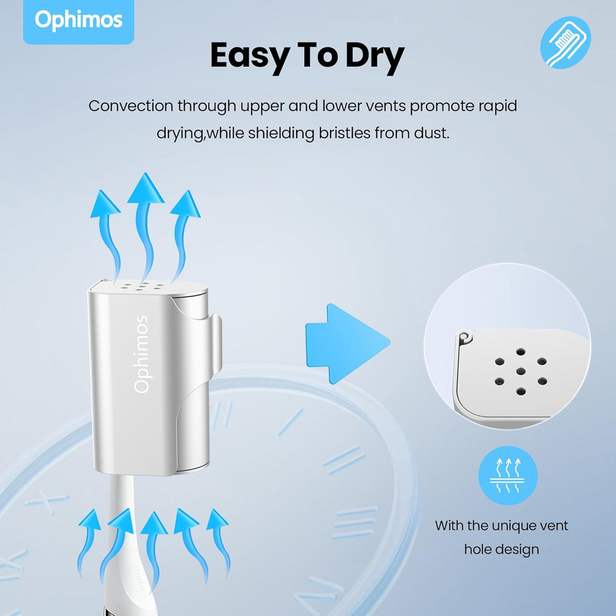 4 Count Aluminum Alloy Toothbrush Cover Caps for Family, Travel Toothbrush Covers Long-lasting