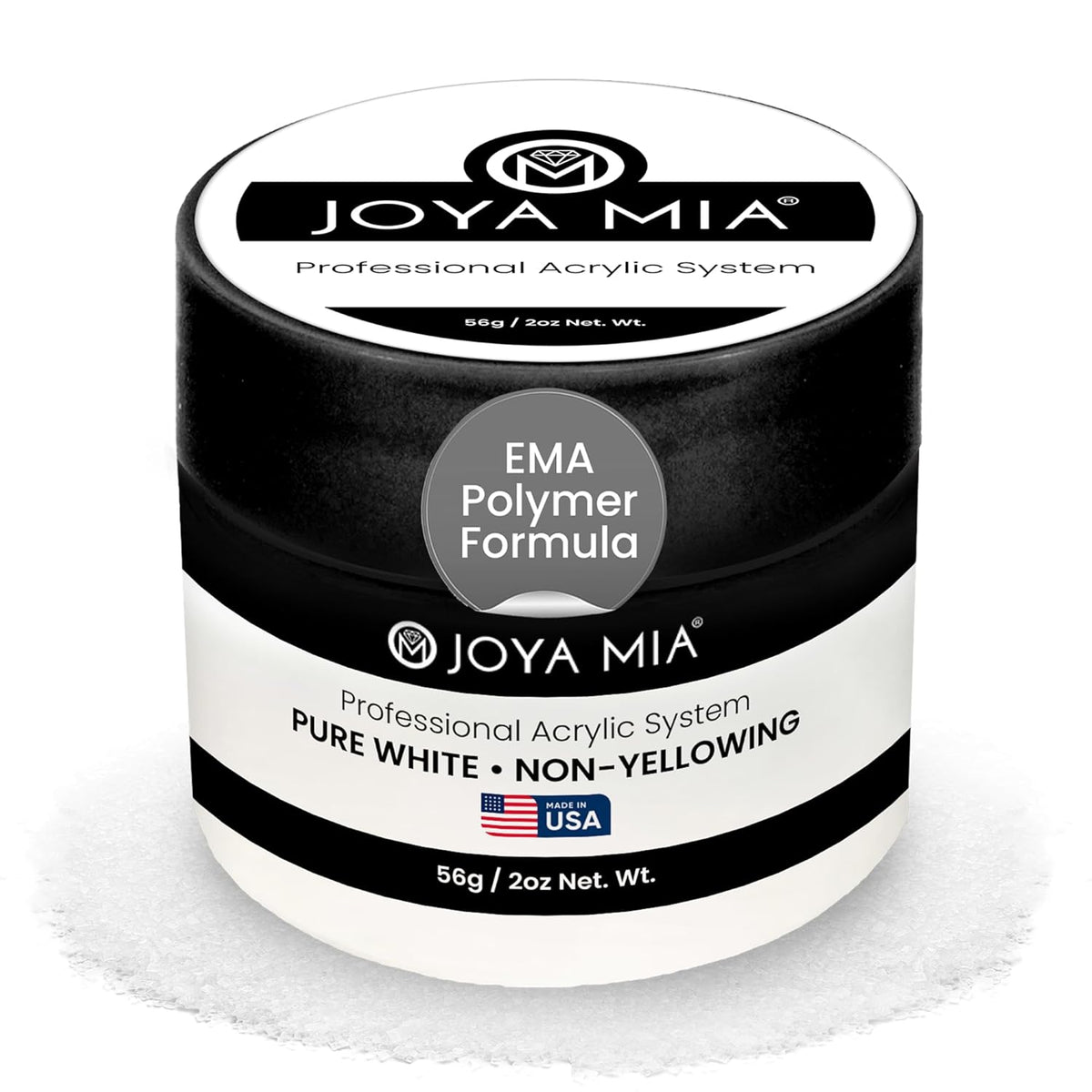 Joya Mia Acrylic Powder for Nails, MMA-Free, Super Adhesion Professional Powder for Flawless &