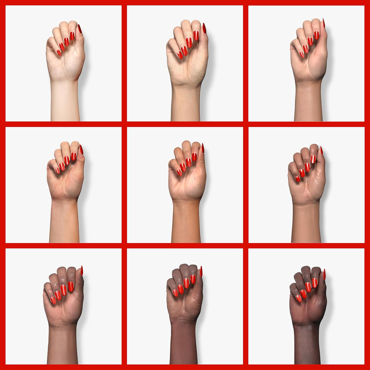 FZANZEST Blood Red Gel Nail Polish, Fall Winter Gel Polish Nail Colors Translucent Burgundy Designs