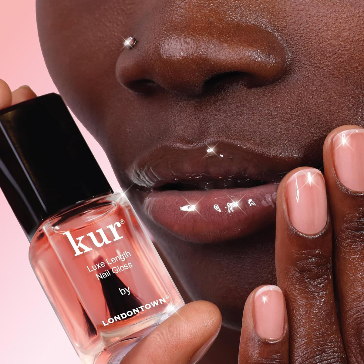 LONDONTOWN Luxe Length Nail Gloss – Strengthens & Protects Nail Length, Boosts Keratin & Ceramide