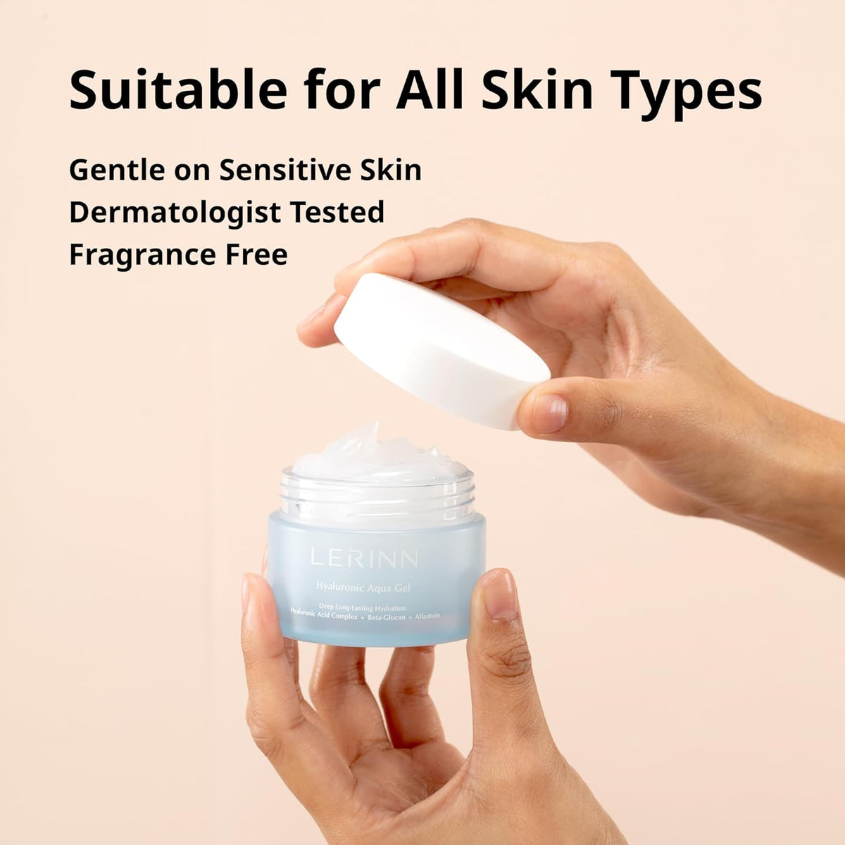 Hyaluronic Aqua Gel, Lightweight Daily Moisturizer with Hyaluronic Acid for Deep Hydration