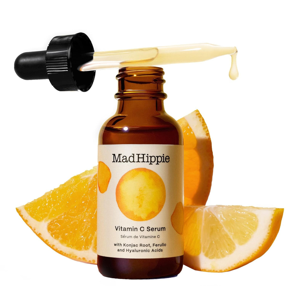 Mad Hippie Vitamin C Serum, Ultra-Hydrating with Hyaluronic Acid, Ferulic & Vitamin E, Anti-Aging