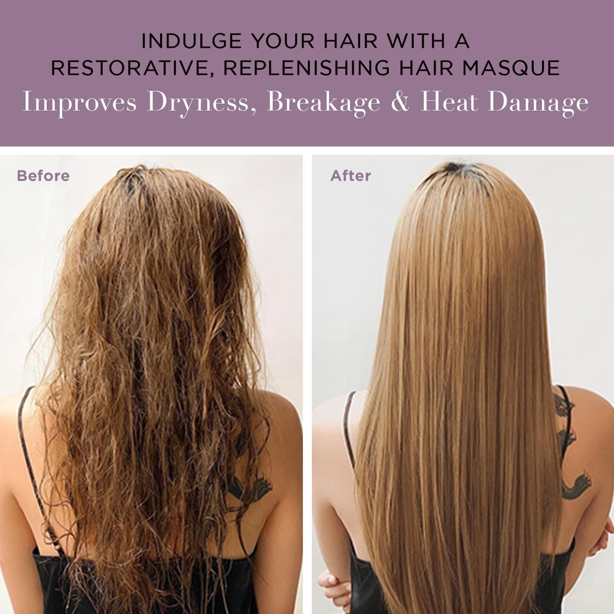 unwash Hydrating Hair Masque - Deep Conditioning & Restorative Hair Treatment for Damaged, Dry &