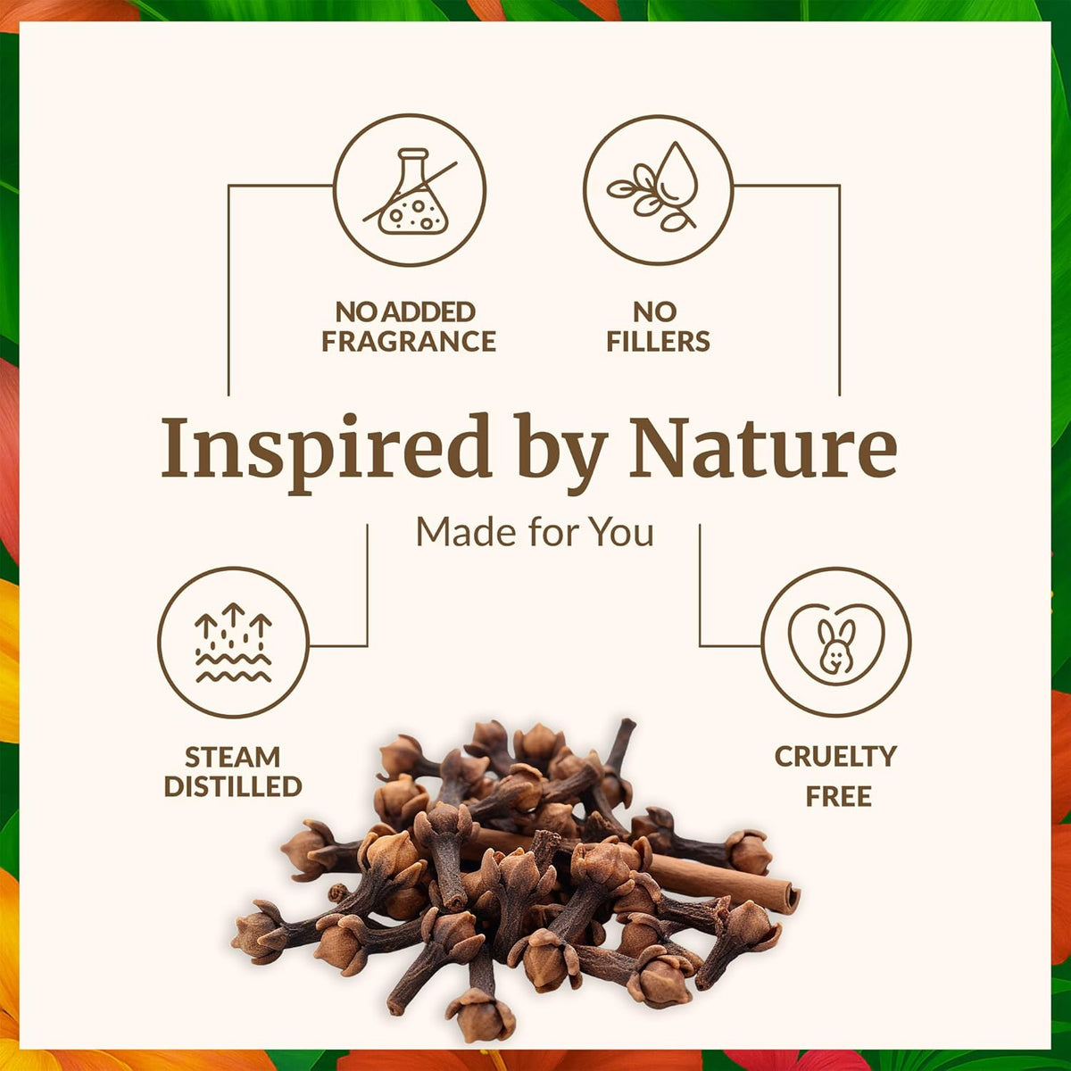 SVA Clove Essential Oil Organic – 4 Fl Oz – 100% Natural Organic Clove Oil - for Diffuser, Hair