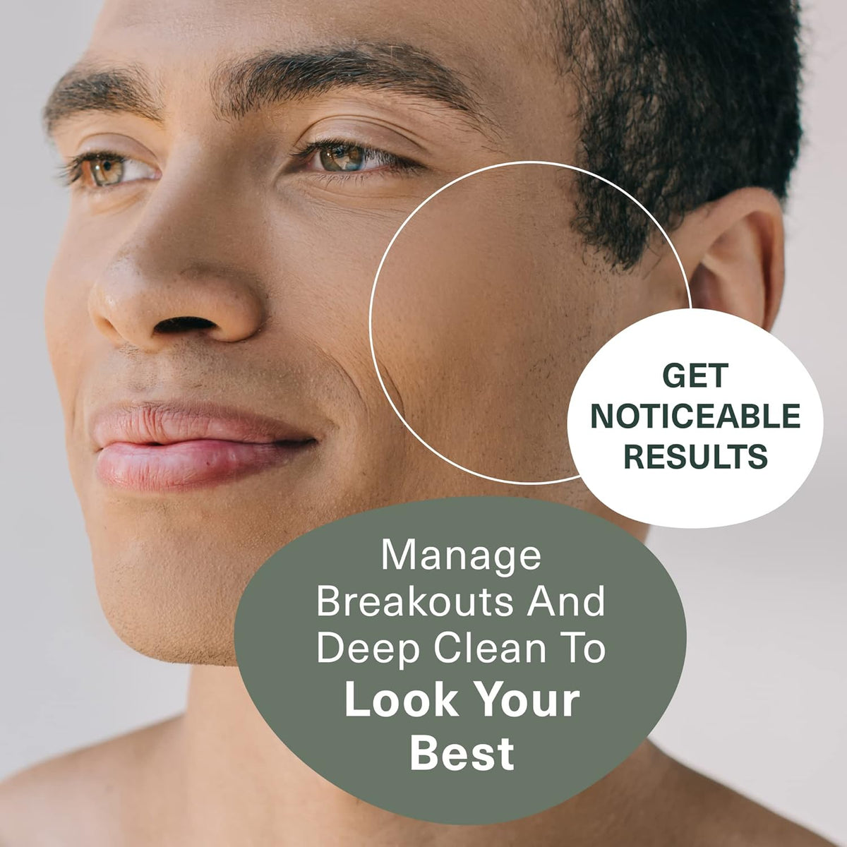 Botanic Tree Glycolic Acid Exfoliating Face Wash for Men - Facial Exfoliating Cleanser, Face Scrub