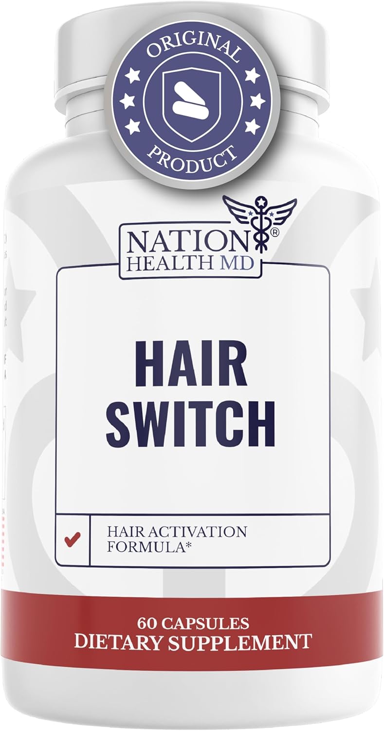 Hair Switch - Supplements for Hair and Scalp - Biotin, Zinc, Selenium, and More - Hair Activation