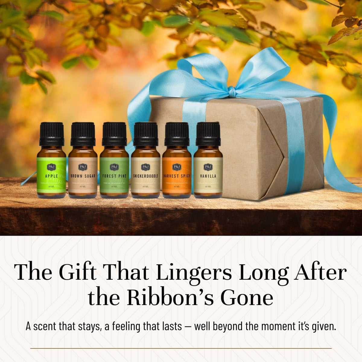 P&J Fragrance Oil Halloween Set | Autumn Wreath, Pumpkin Pie, Candy Corn, Marshmallow, Night Air