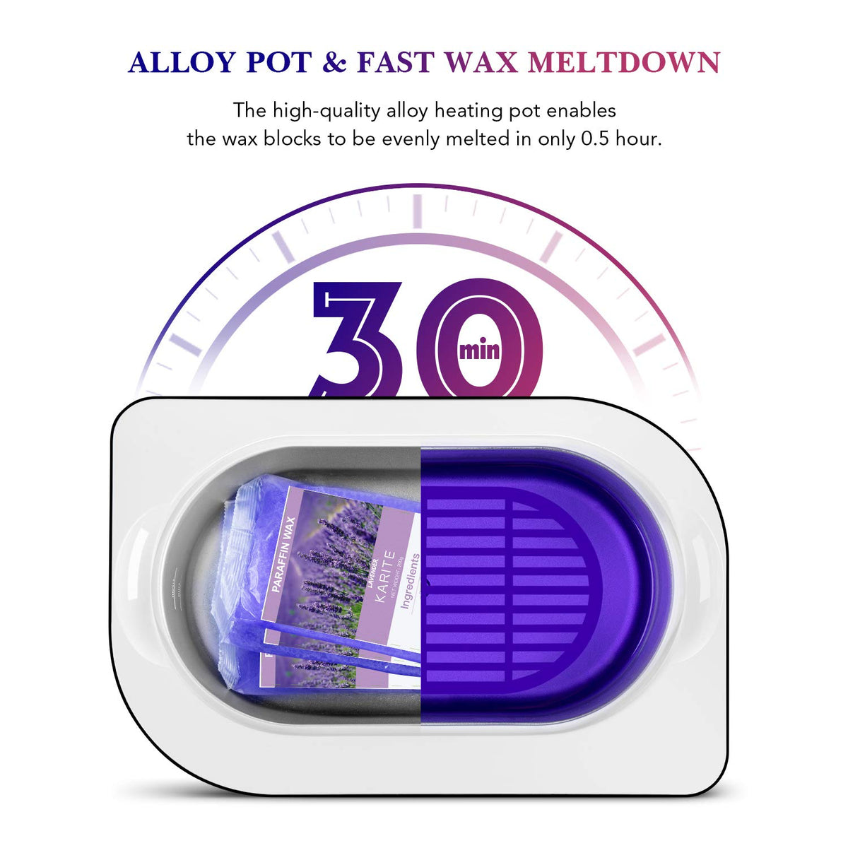 Paraffin Wax Machine for Hand and Feet - Karite Paraffin Wax Bath 4000ml Paraffin Wax Warmer