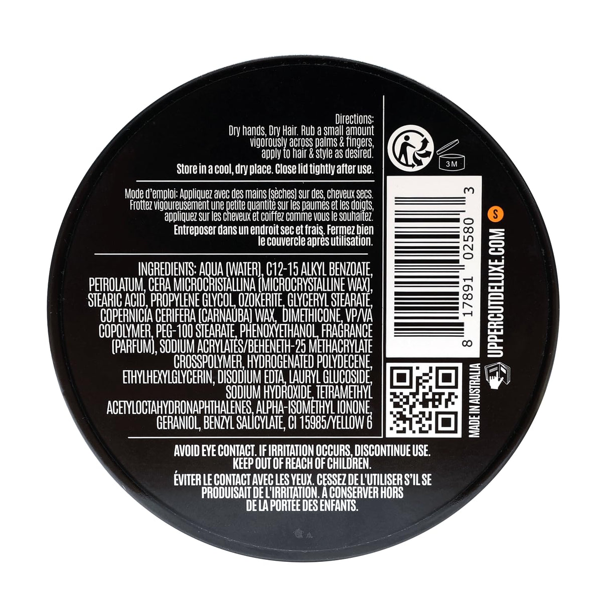 UPPERCUT DELUXE Texture Cream –Flexible, Reworkable Styling Cream for Men – Natural Matte Finish