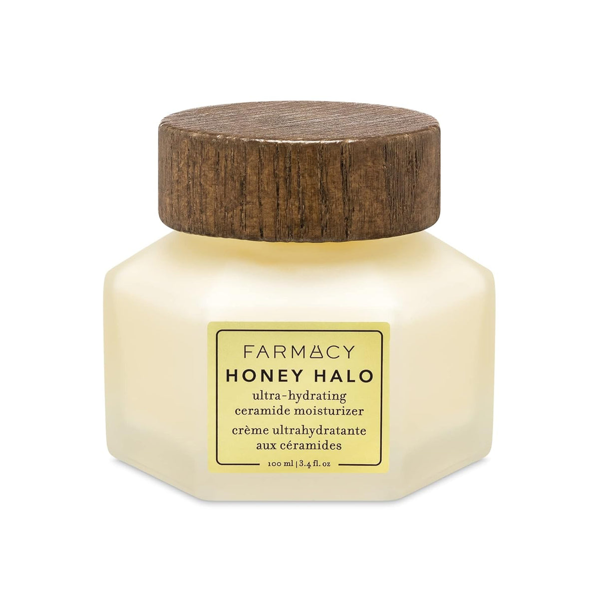 Farmacy Ceramide Face Moisturizer - Honey Halo Hydrating Facial Moisturizer for Dry Skin - Plumps