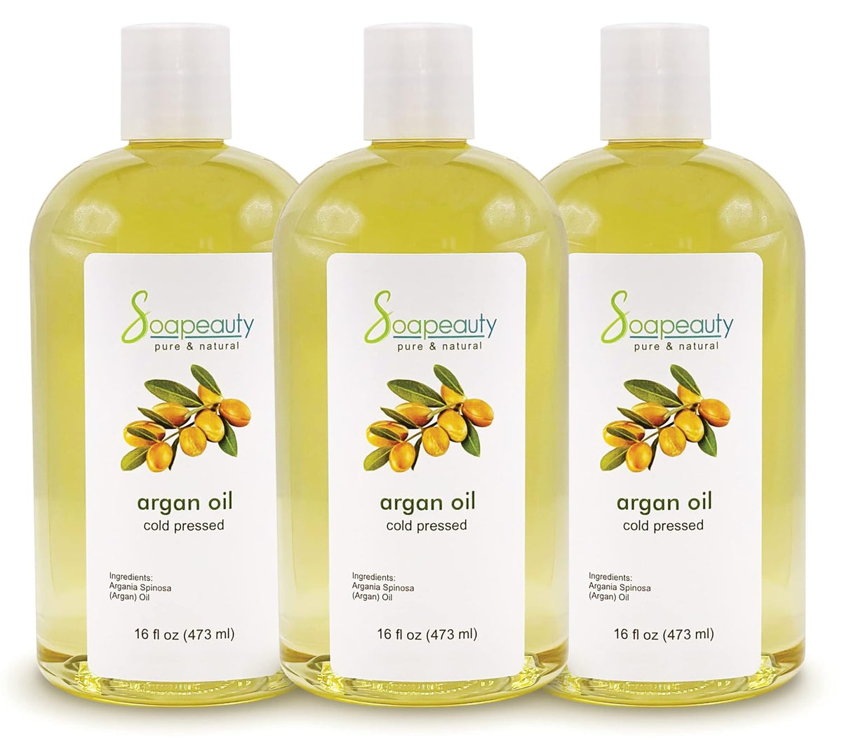 Soapeauty ARGAN OIL | 100% Natural & Pure | Cold Pressed & Deodorized | Carrier for Essential Oils
