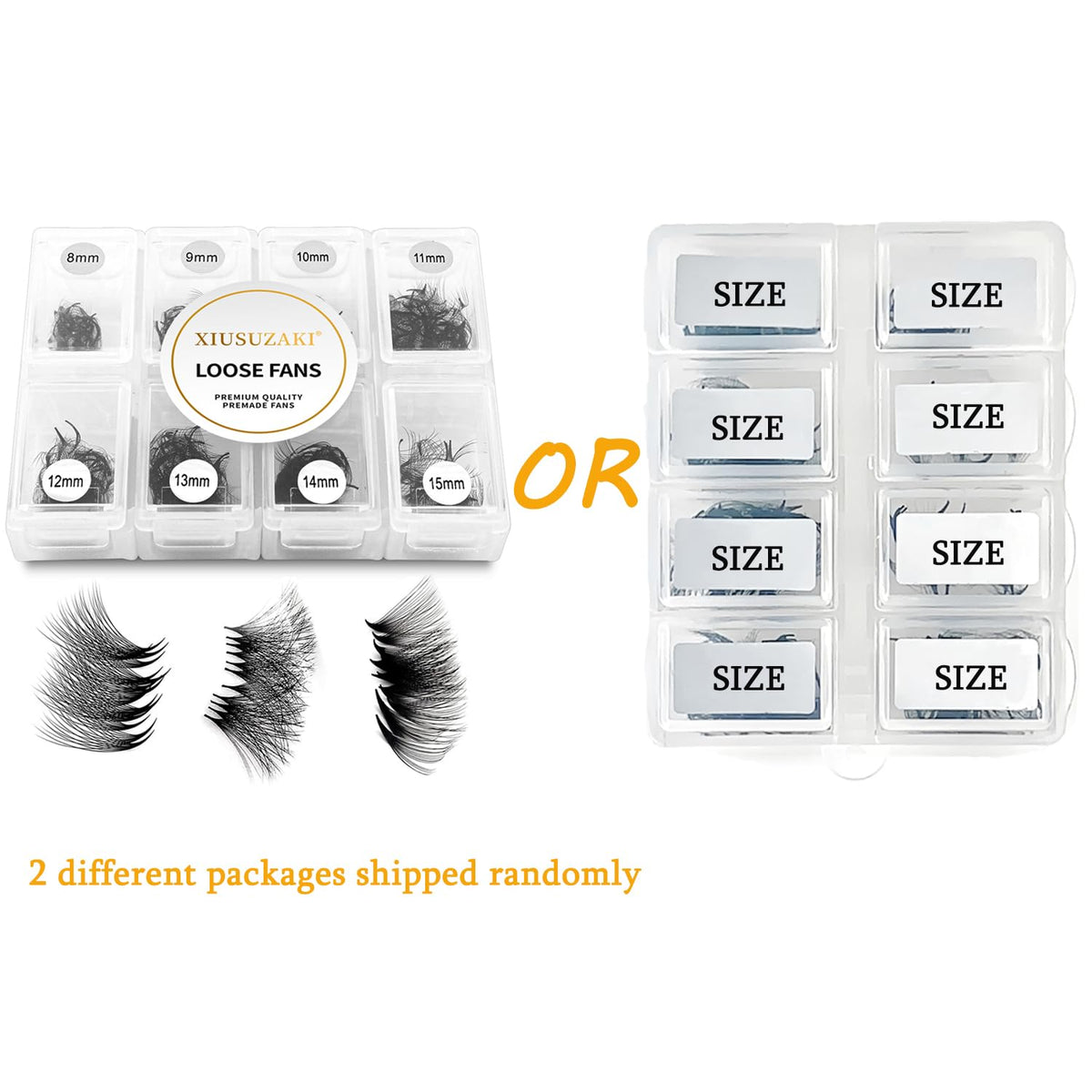 Premade Fans Eyelash Extensions 600 Fans 20D Volume Lash Extensions 0.07 Thickness Eyelash