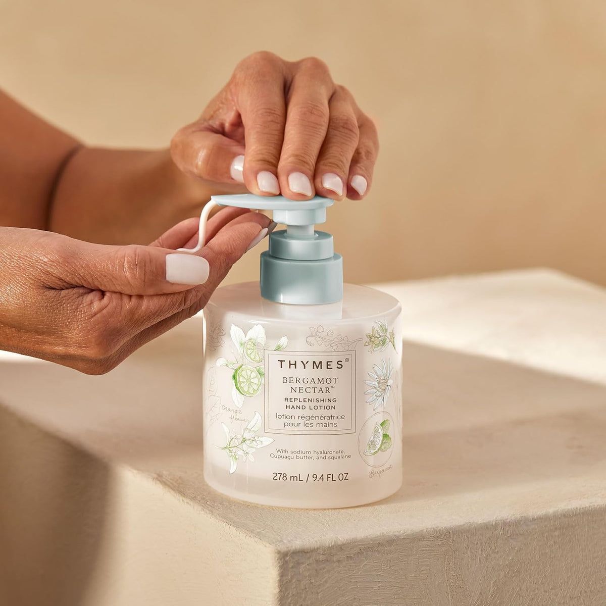 Thymes Replenishing Hand Lotion for Dry Skin - Daily Moisturizer Helps Reduce Dryness - Hand Lotion