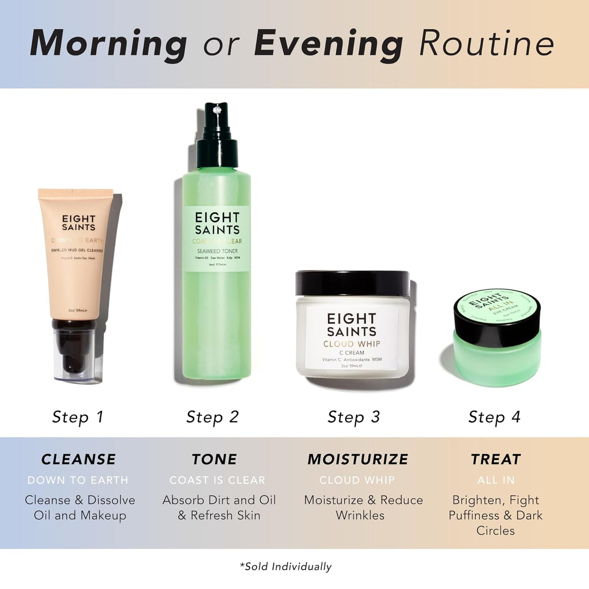 Eight Saints Skincare Cloud Whip Vitamin C Face Moisturizer Day Cream, Natural and Organic Face