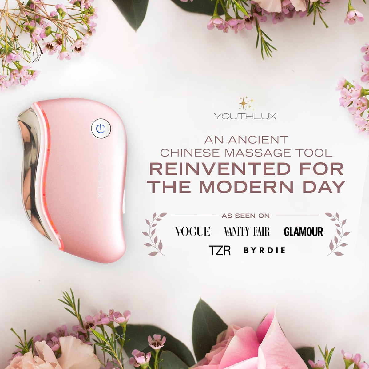 ProSculpt Heated Gua Sha Facial Massager – Electric Guasha Tool for Face Sculpting, Relaxation &
