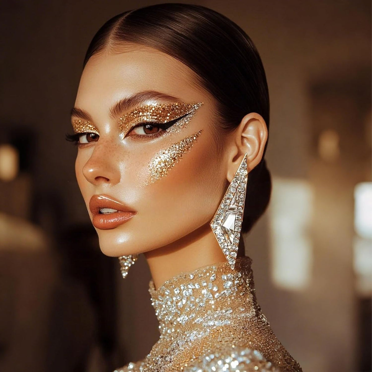 10 Colors Body Glitter,Face Glitter Makeup for Kids Women,Sparkly Chunky Hair Glitter for Eye Lip
