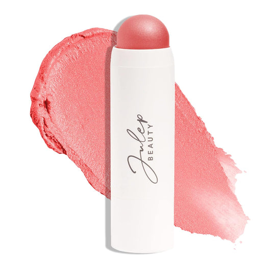 Julep Skip The Brush Cream to Powder Blush Stick - Golden Guava - Blendable and Buildable Color