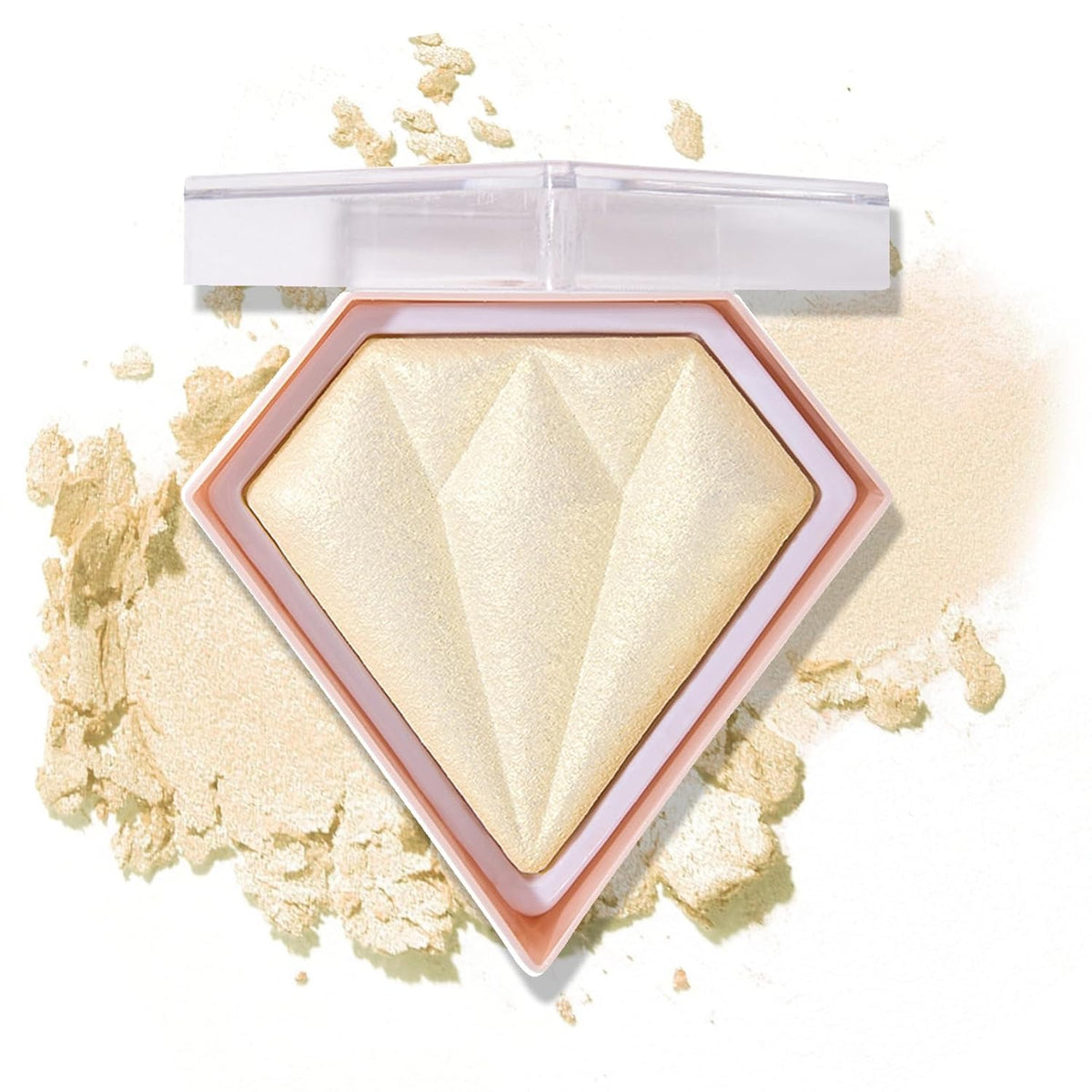 Face Glitter Highlighter Makeup Palette Shimmer Contour Powder Waterproof Long-Lasting,Brightens