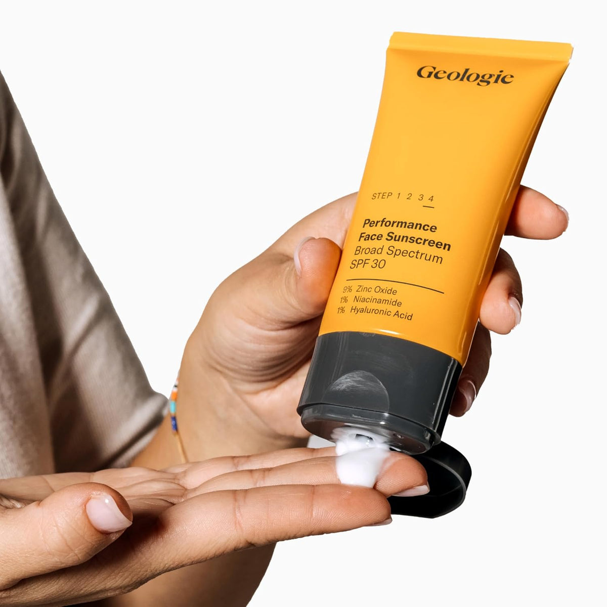 Geologie Broad-Spectrum Face Sunscreen SPF30 Moisturizer | Invisible, Ultra Light, Reef-Safe Daily