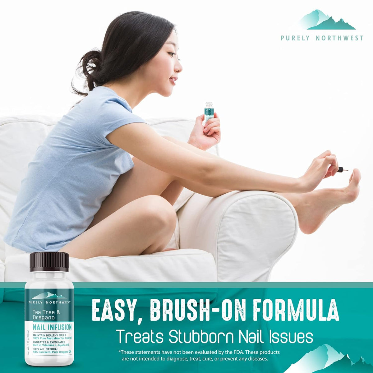 Toenail Fungus Extra Strength Solution-Thick Discolored Nail Repair, Ingrown Nails, Dry Cracked