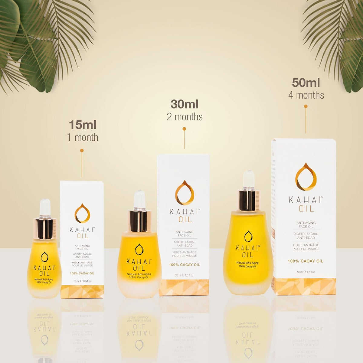 Kahai Oil - 100% NATURAL ANTI-AGING FACE OIL Premium Sustainable Cacay Oil (15 ml)