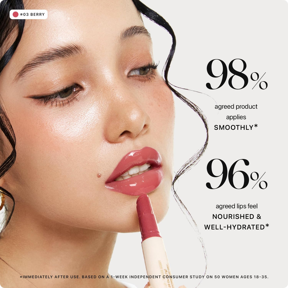 Nature Republic HONEY MELTING LIP (03 BERRY) SOFT LIP STICK, Hydrating Gloss, Moisturizing balms