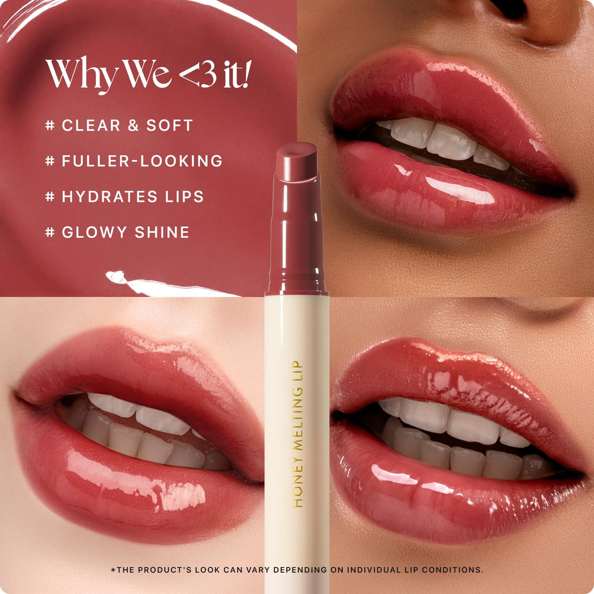 Nature Republic HONEY MELTING LIP (05 PLUM) SOFT LIP STICK, Hydrating Gloss, Moisturizing balms
