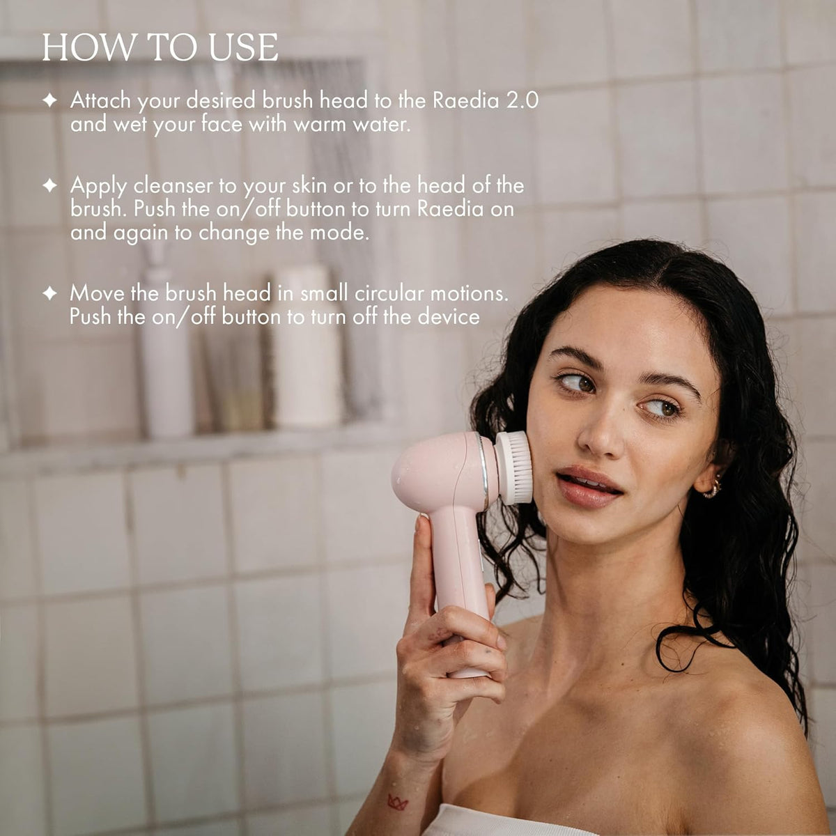 Vanity Planet Facial Cleansing Brush Replacement Heads, Raedia 2.0-3 Interchangeable Replacement