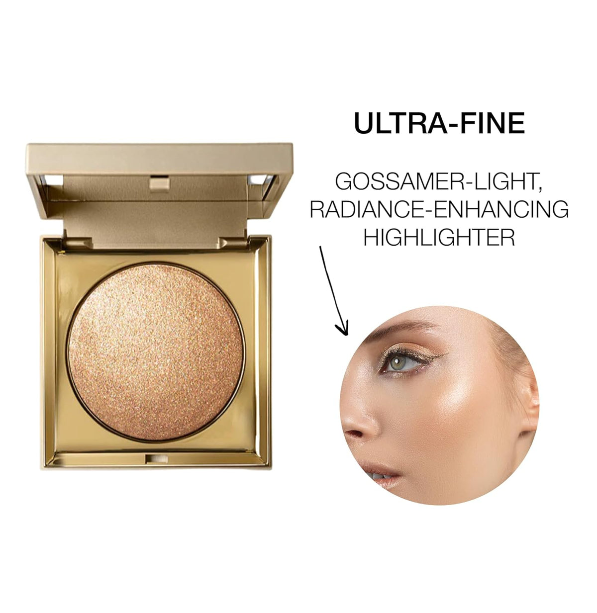 stila Heaven's Hue Highlighter | Lightweight Soft Makeup Glow, Bouncy Texture Illuminates Skin