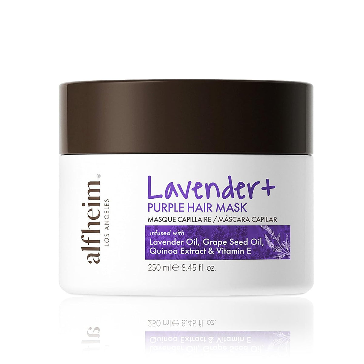 ALFHEIM Lavender Purple Hair Mask | Neutralizes Brass & Yellow Tones | Deep Moisturizing &